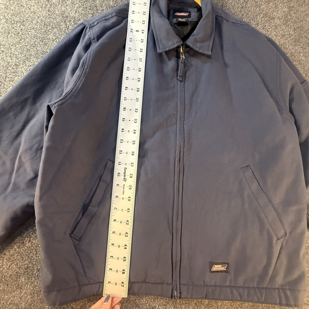 Dickies Quilt Lined Canvas Jacket Mens XL Navy Relaxed Fit NWT NJ309NV - Picture 16 of 16